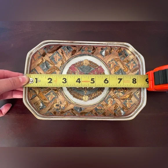 Adorable Vintage Toyo Made In China Porcelain Decorative Plate, Pristine Shape - Picture 2 of 4